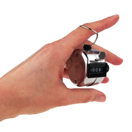 ZW22 CLICKER CLICKER MANUELL MECHANISCHER ZÄHLER ANALOGER SCHRITTZÄHLER ZUM ZÄHLEN