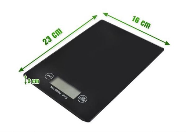 MM36 LCD elektronische Küchenwaage 5KG Slim