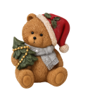 TG79572-1 TEDDYBÄR POLYRESIN WEIHNACHTSDEKORATION TEDDYBÄR FIGÜRCHEN